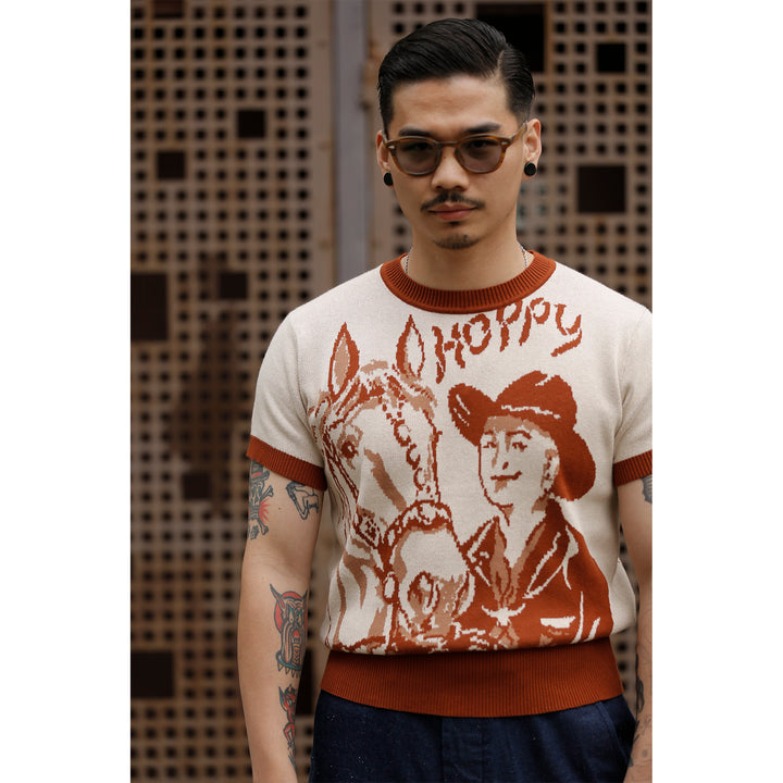 Jacquard Horse T-Shirt