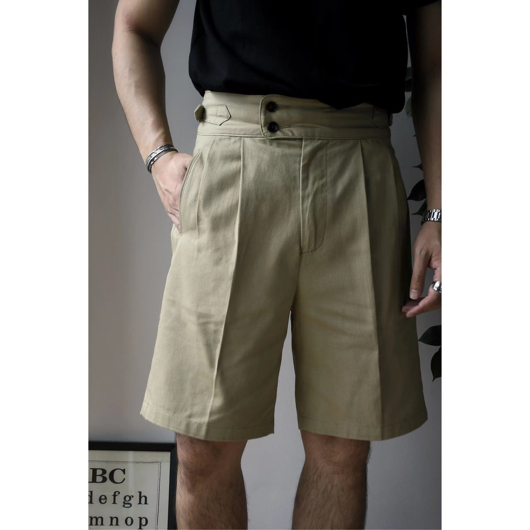 Cotton High Waist Shorts