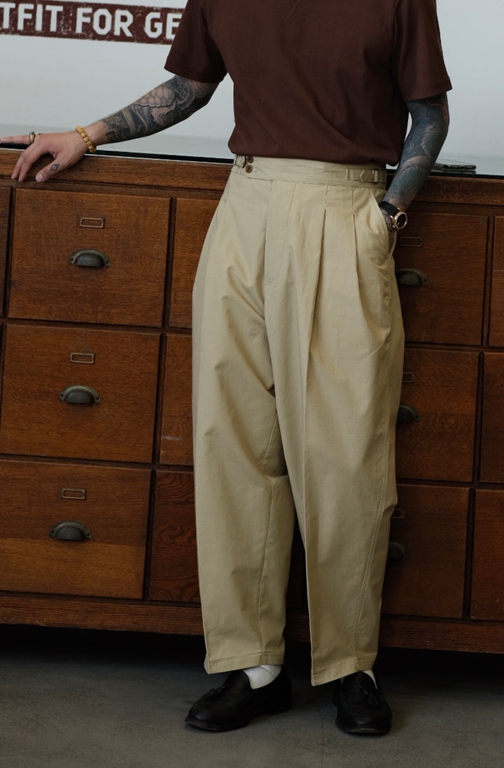 High-Waist Wide Leg Trousers