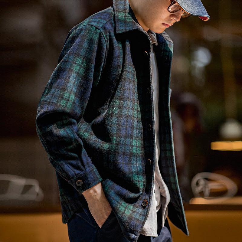 Plaid Wool Jacket