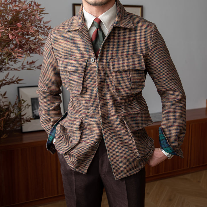 Houndstooth Hunting Jacket