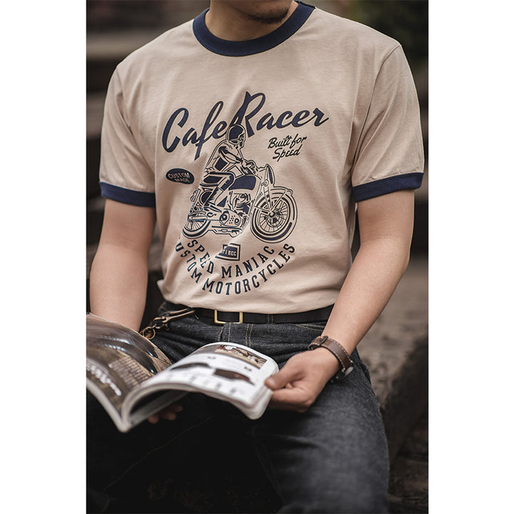 Khaki Motorcycle Tee