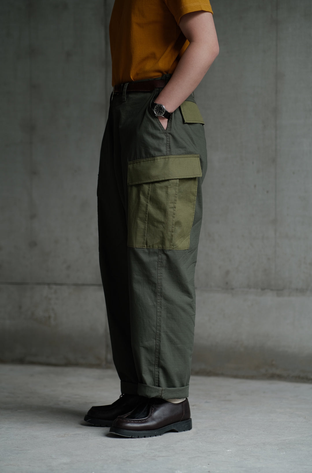 Cargo Trousers with Drawstring