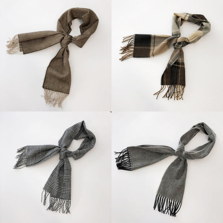 Fringed Wool Scarf