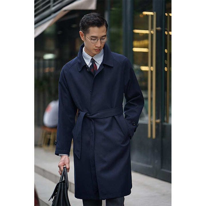 Mid-Length Windbreaker Coat