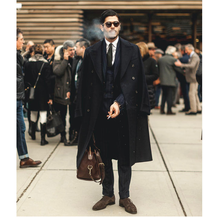 Double-Breasted Wool Coat