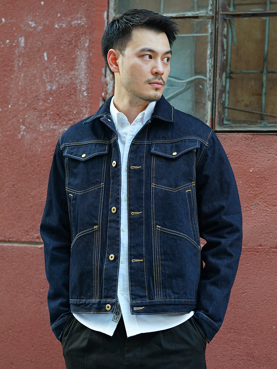 Multi-Pocket Denim Jacket