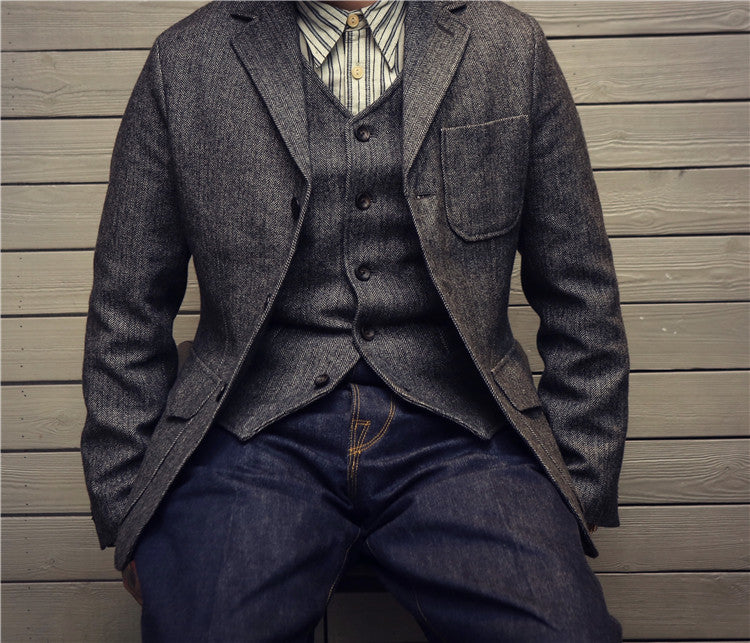 Herringbone Blazer