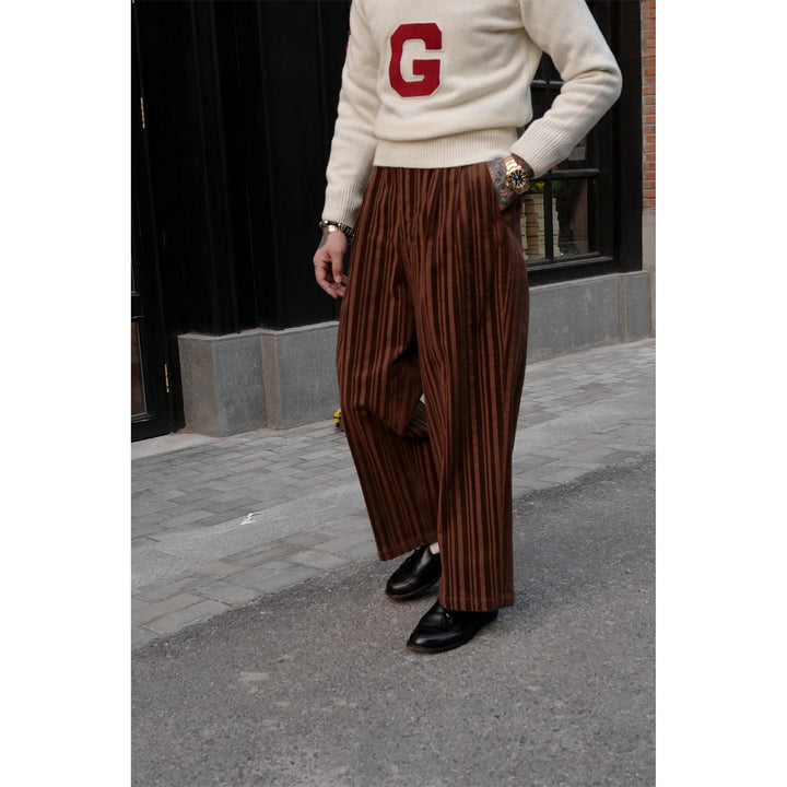 Corduroy Wide Leg Pants