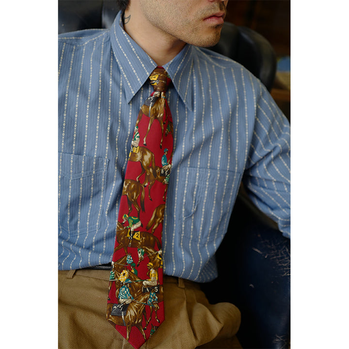 Engraved Silk Tie