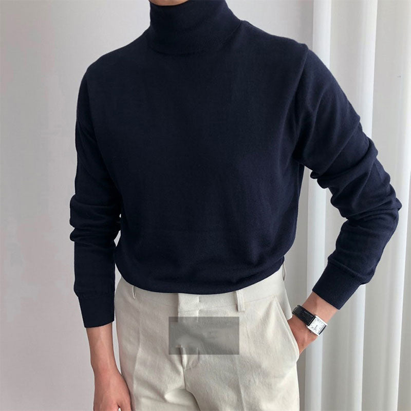 Fine Wool Turtleneck Sweater