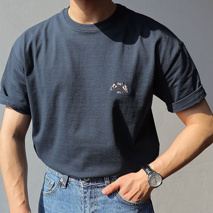 Embroidered Badge T-Shirt