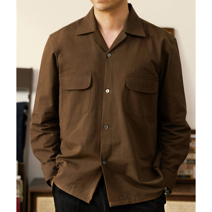 Solid Color Long Sleeve Shirt