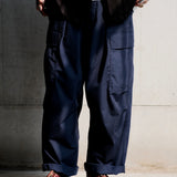 Labor Union Loose Overalls With Wide Legs And Large Pockets