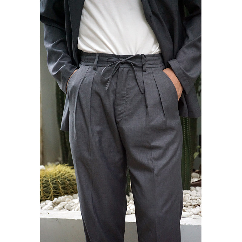 Retro Drawstring Trousers