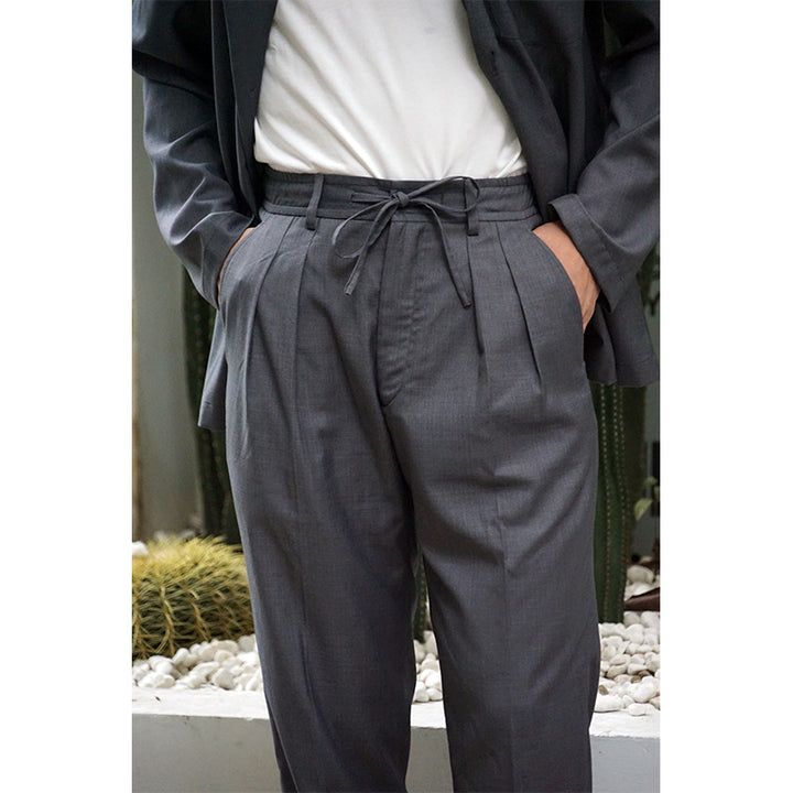 Retro Drawstring Trousers