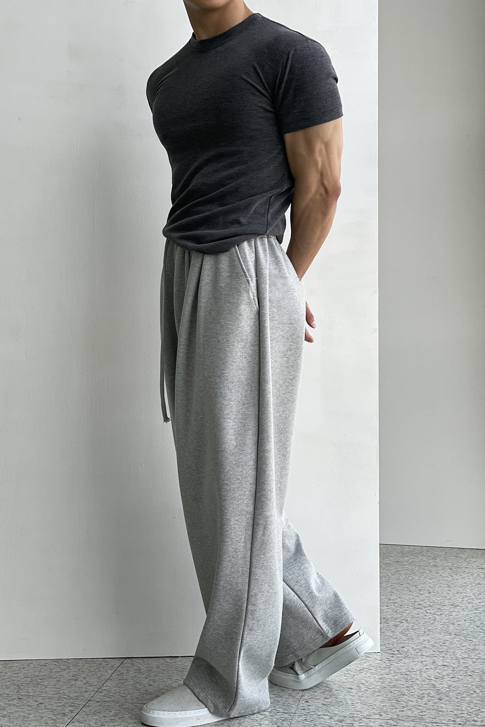 Drawstring Waist Trousers