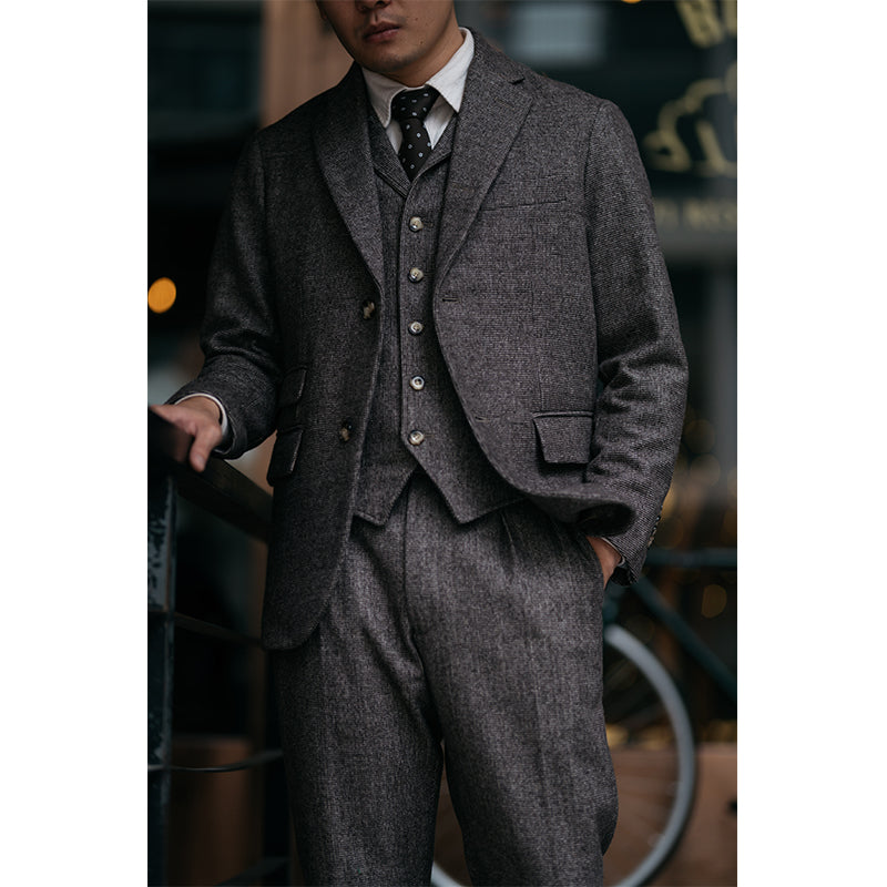 Tweed Wool Suit