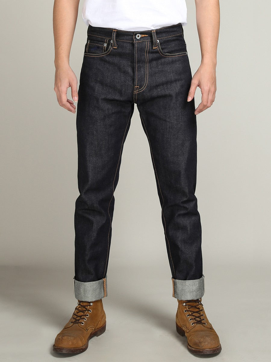 Tapered Mid-High Waist Jeans