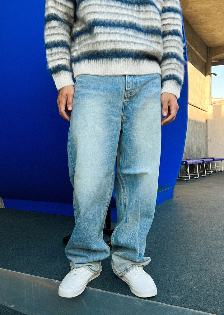 Mopping Denim Trousers