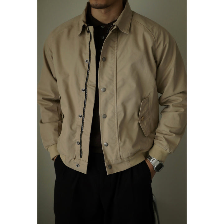 Zippered Harrington Jacket