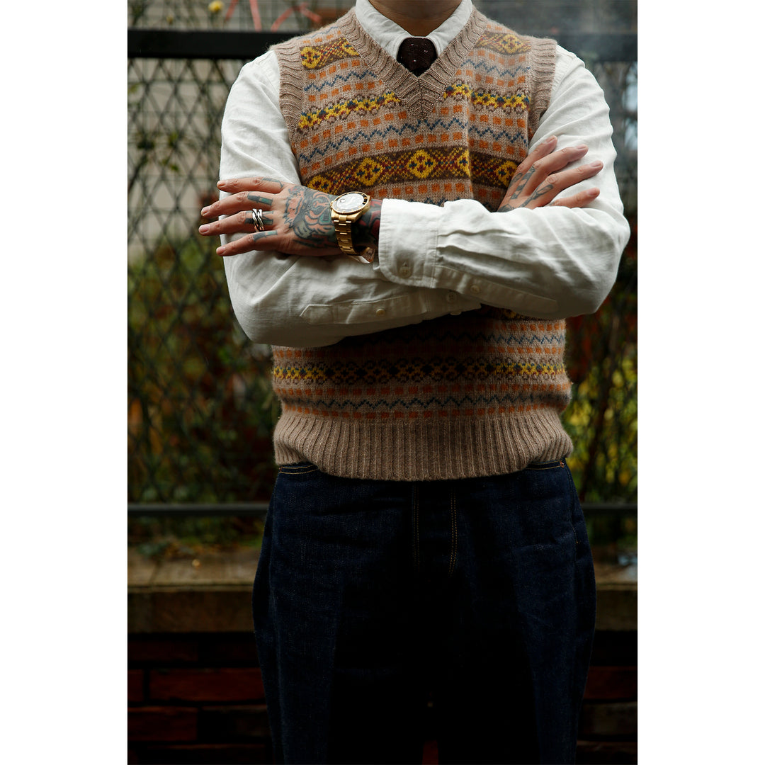 Fair Isle Wool Vest