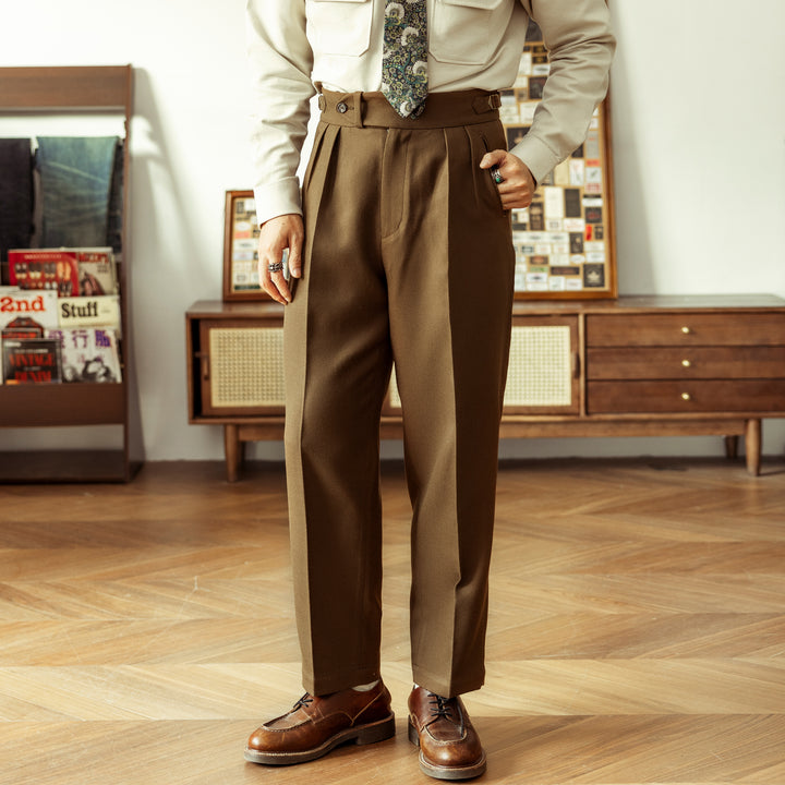 Wrinkle-Free Vintage Trousers