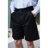 High Waist Workwear Casual Bermuda Shorts