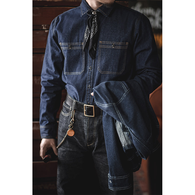 Denim Long Sleeve Shirt