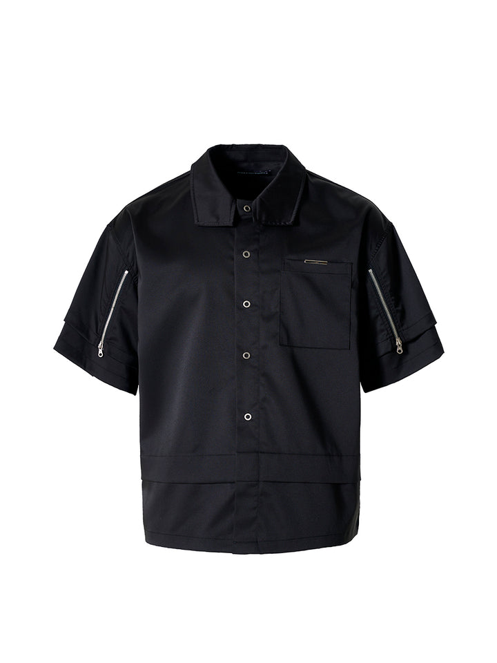 Double-Zip Polo Shirt