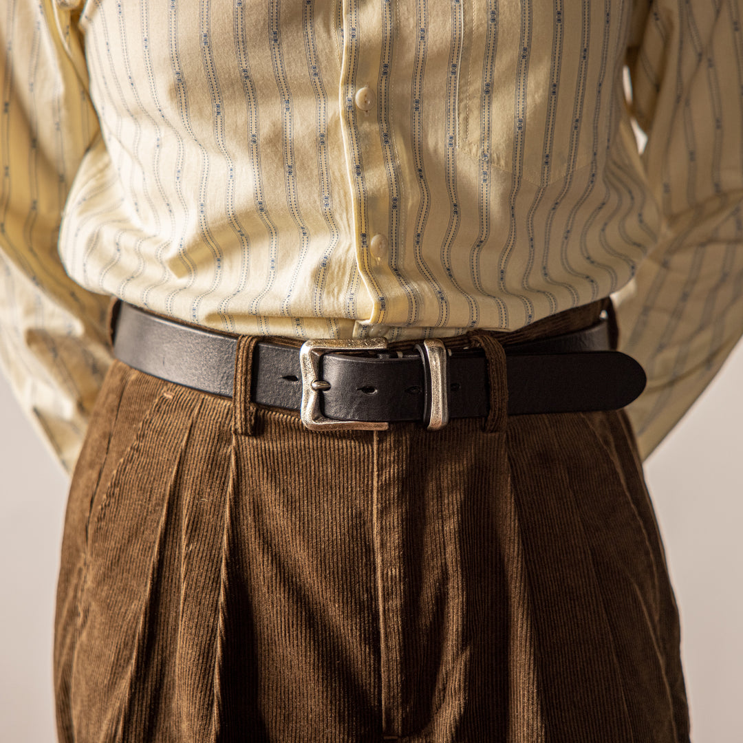 Cowhide Brass Belt