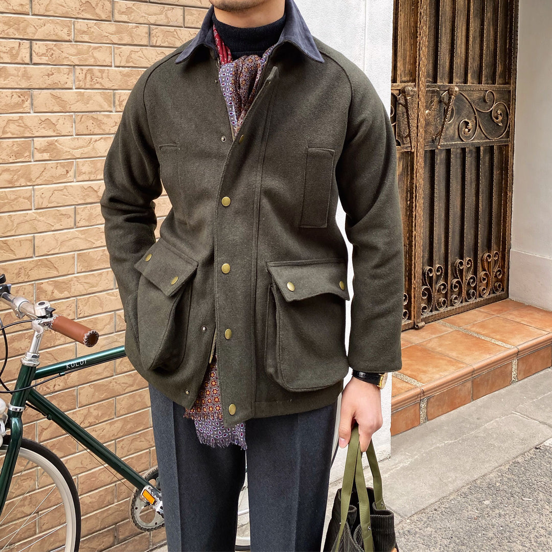 Military Tweed Safari Jacket