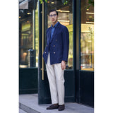 Double-breasted Slim Linen Suit