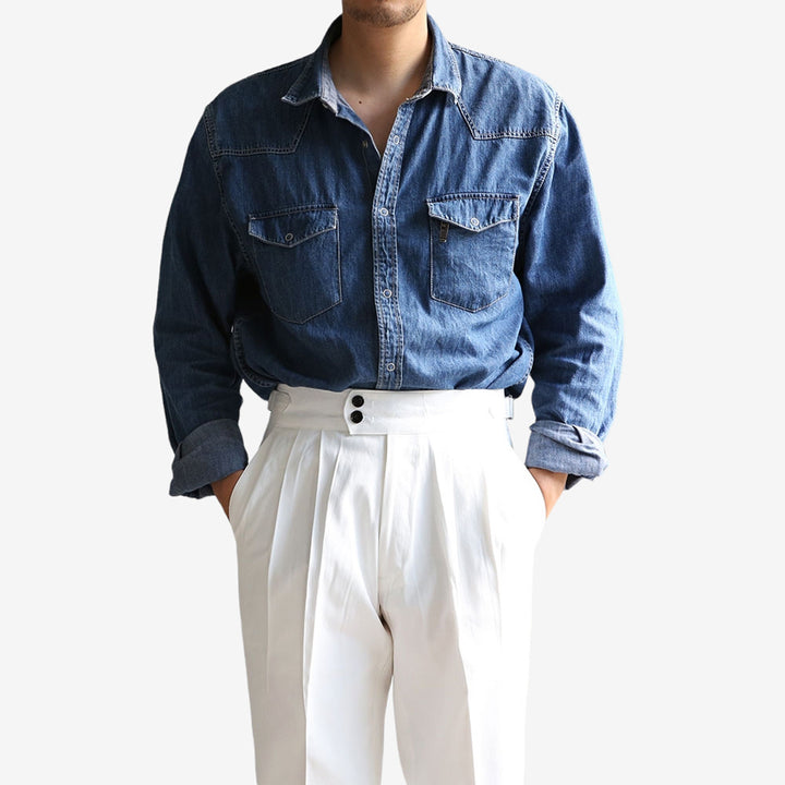 Pleated Casual Pants