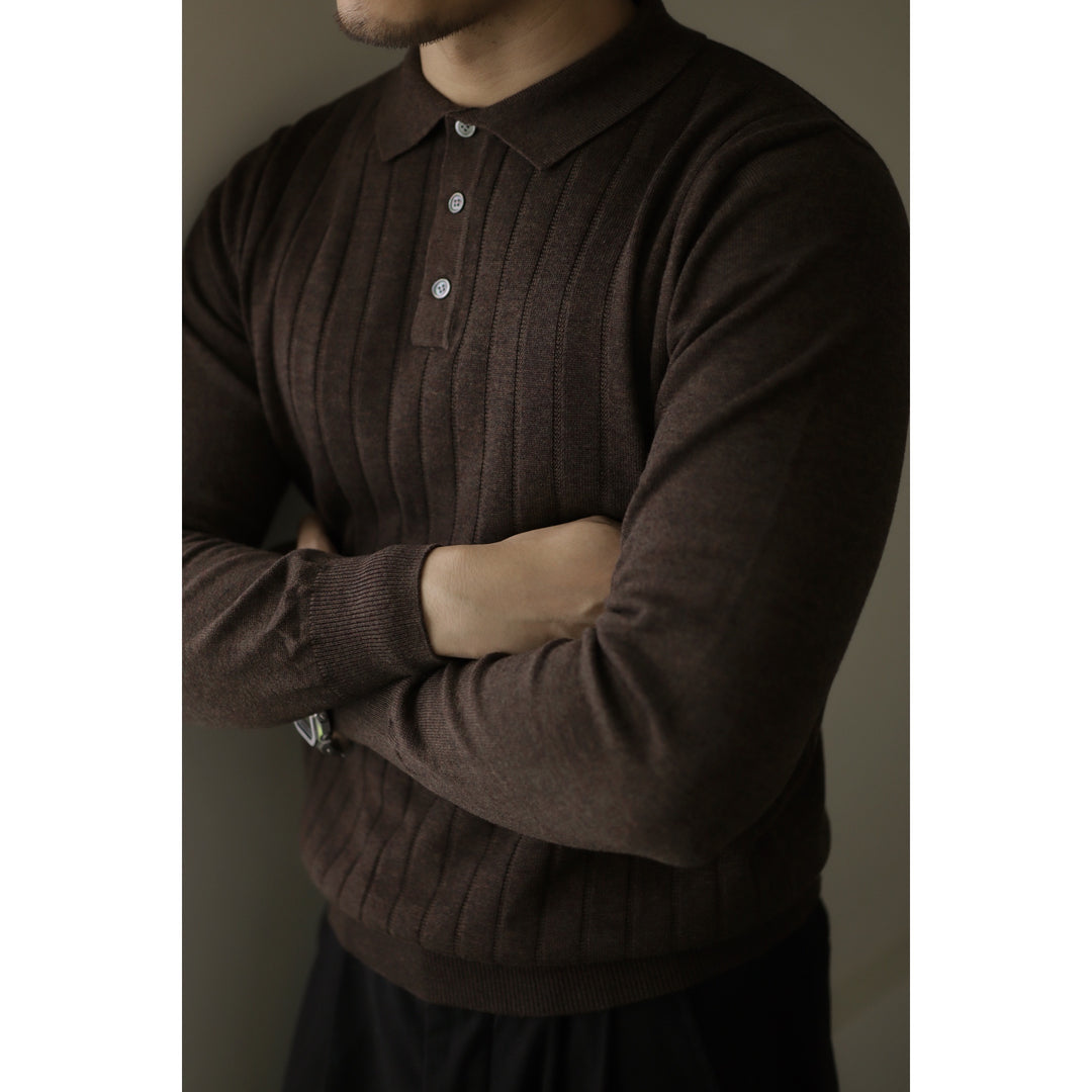 Lapel Polo Sweater