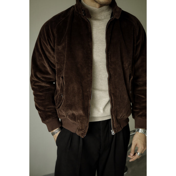 Corduroy Zippered Jacket