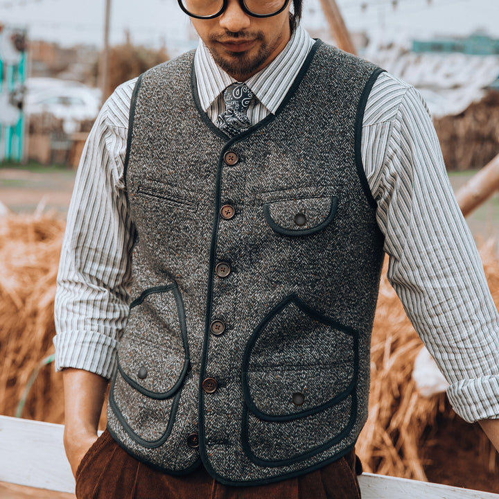 Retro Wool Vest