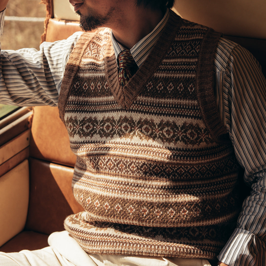 Fair Isle Wool Vest