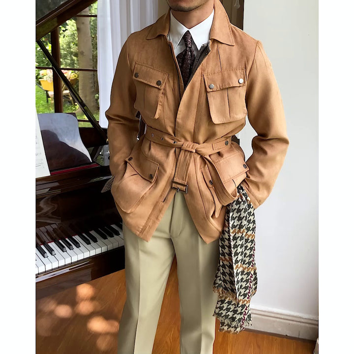 Suede Safari Jacket