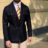 British Suit Collar High-definition Hunting Jacket