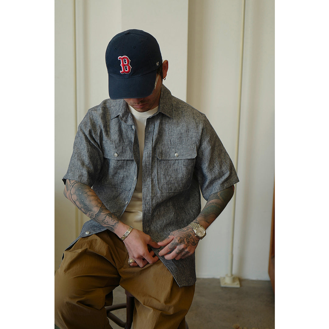 Short Sleeve Linen Shirt