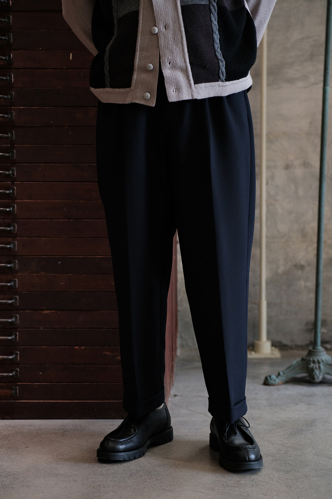 Kangzheng Retro Wide Leg Trousers