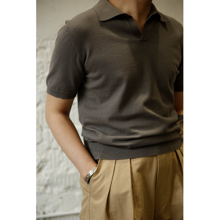 Knitted Polo T-Shirt