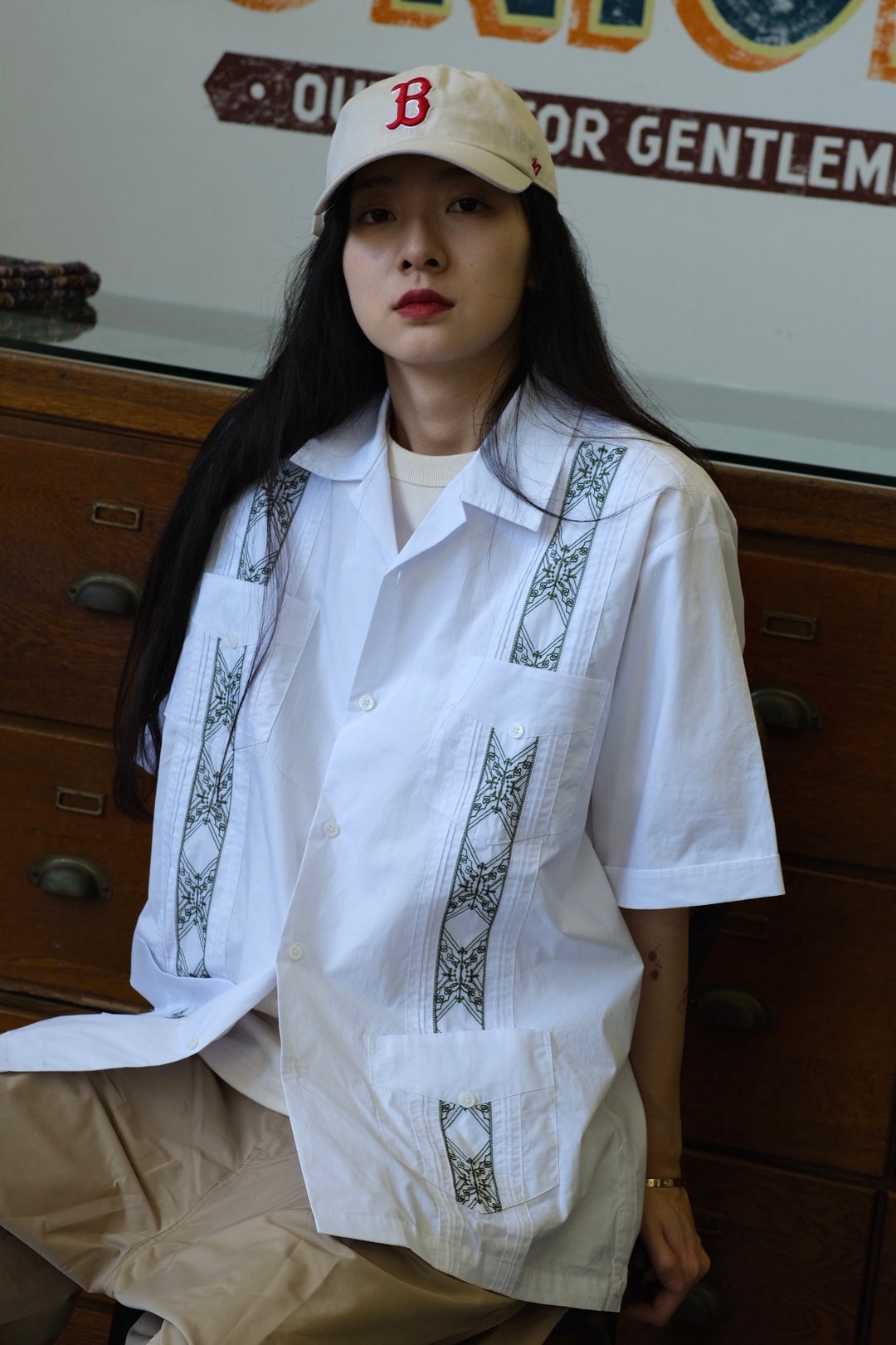 Embroidered Cuban Shirt