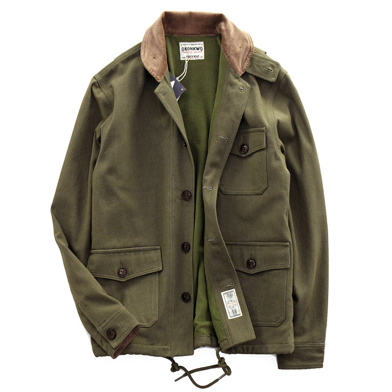 Multi-Pocket Military Jacket