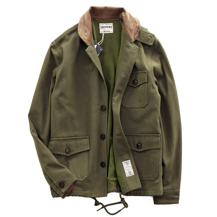 Multi-Pocket Military Jacket