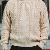 Retro Imitation Hand-woven Twist Sweater