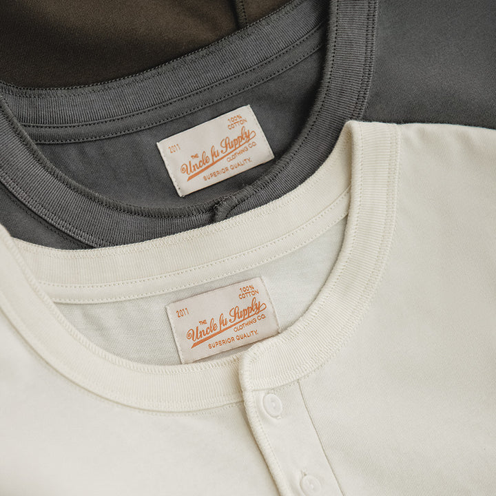 Heavyweight Henley Tee