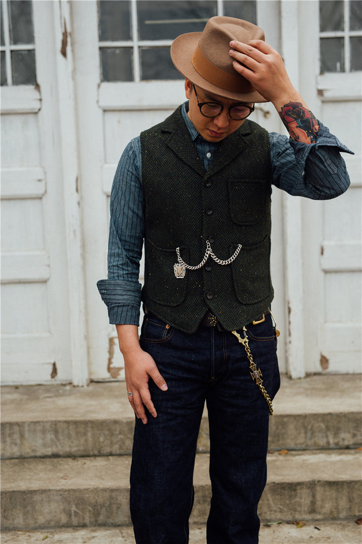 Tweed Vest