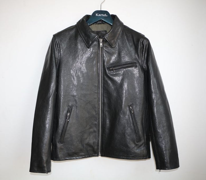 Vegetable Tanned Leather Jacket